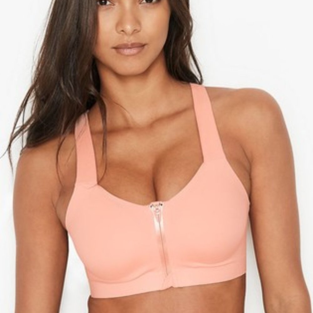 new victoria's secret front closure max sports bra